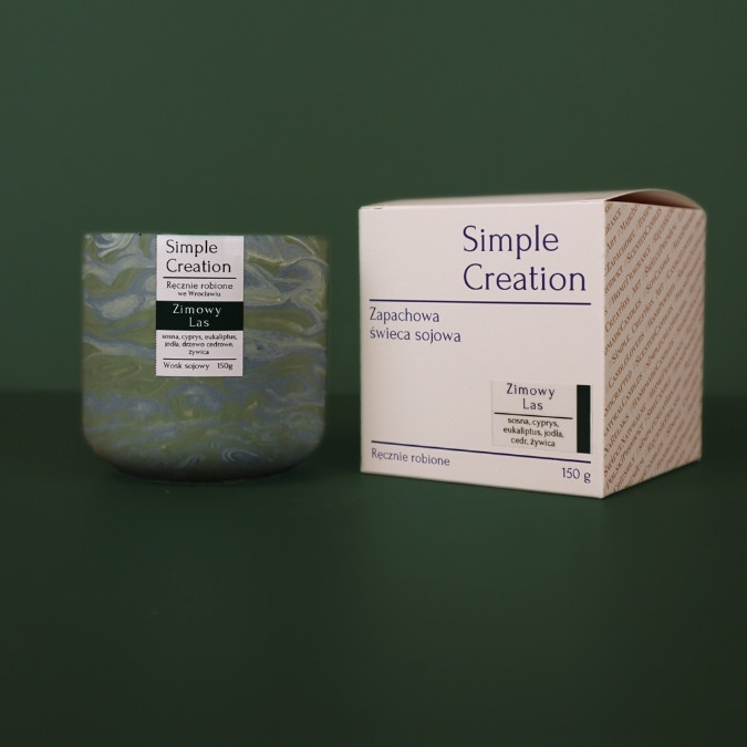 Zimowy Las świeca sojowa 150g - obrazek 4