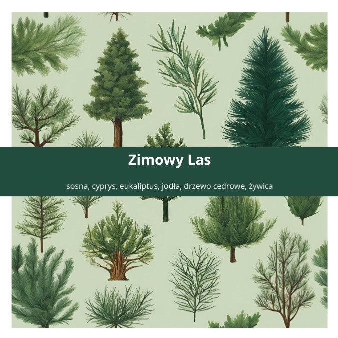 Zimowy Las świeca sojowa 150g - obrazek 2