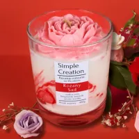 Różany Sad duża świeca sojowa 400 g